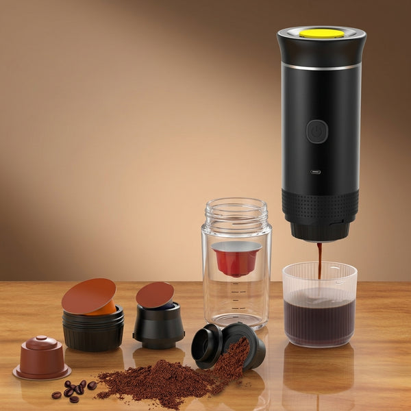 One portable device, real coffee every time
